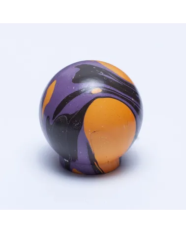 Beech wood furniture knob Violet Lune Ebru