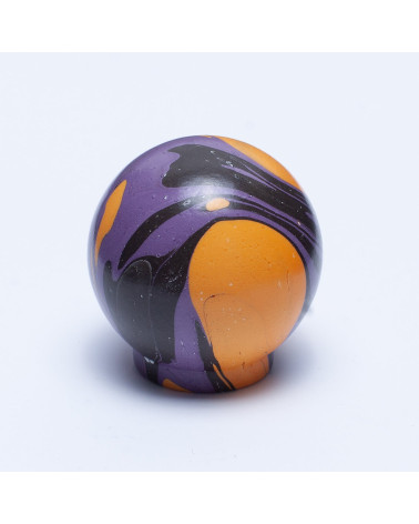 Beech wood furniture knob Violet Lune Ebru