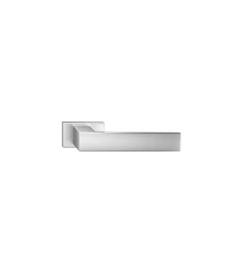 Satin chrome Focus door handle designer handle