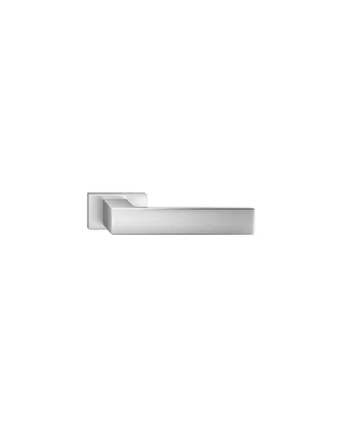 Satin chrome Focus door handle designer handle