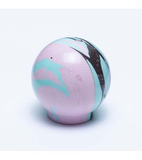 Beech wood furniture knob Funky Noir Ebru