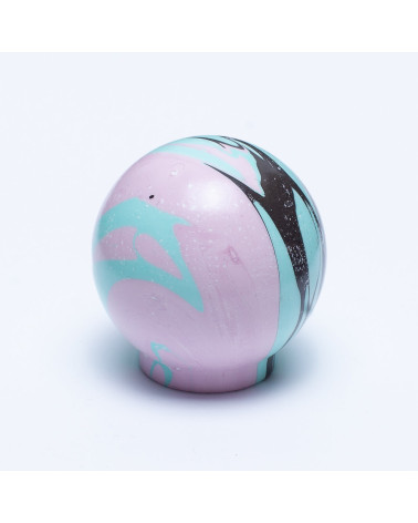 Beech wood furniture knob Funky Noir Ebru