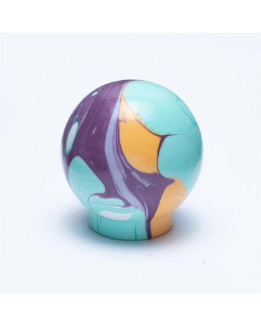 Beech wood furniture knob morning glory Ebru