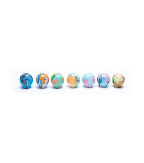 Beech wood furniture knob morning glory Ebru