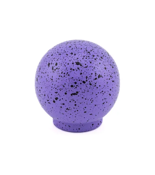 Beech wood furniture knob in purple and black Mix