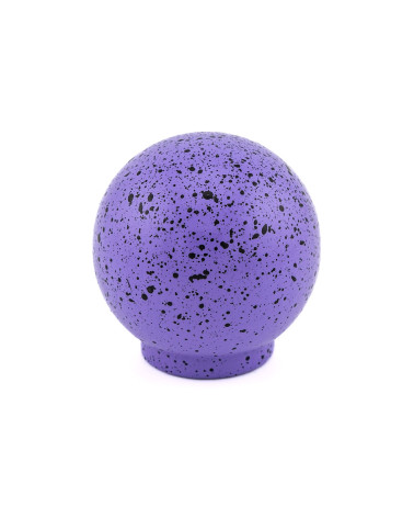 Beech wood furniture knob in purple and black Mix