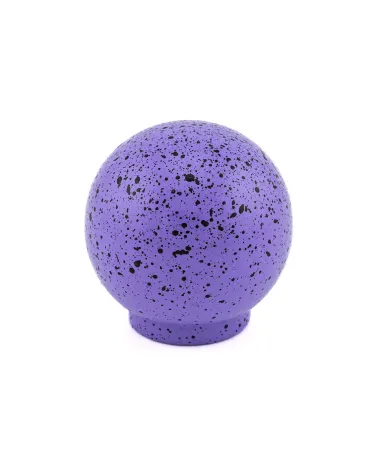 Beech wood furniture knob in purple and black Mix