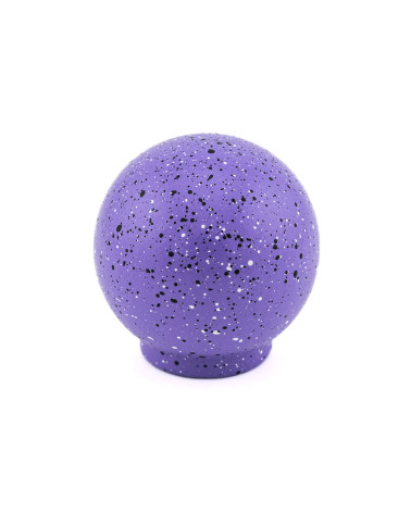 Beech wood furniture knob in purple and black and white Mix