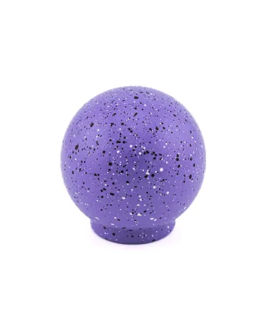 Beech wood furniture knob in purple and black and white Mix