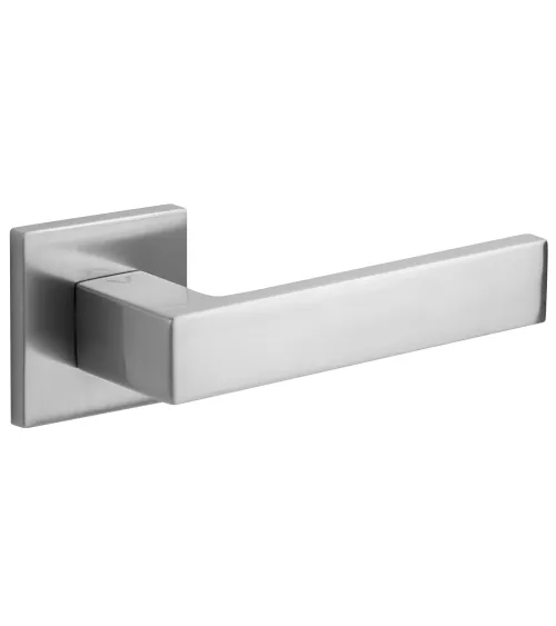 Brushed chrome WARNA door handle designer handle