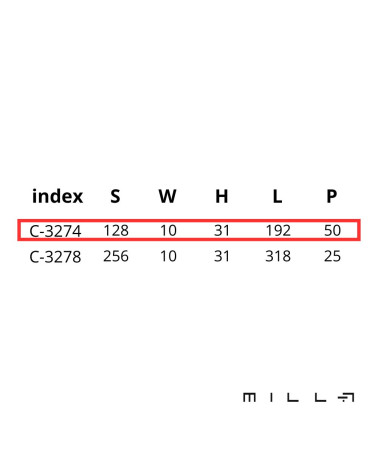 ALTERNATIVE furniture handle with legends