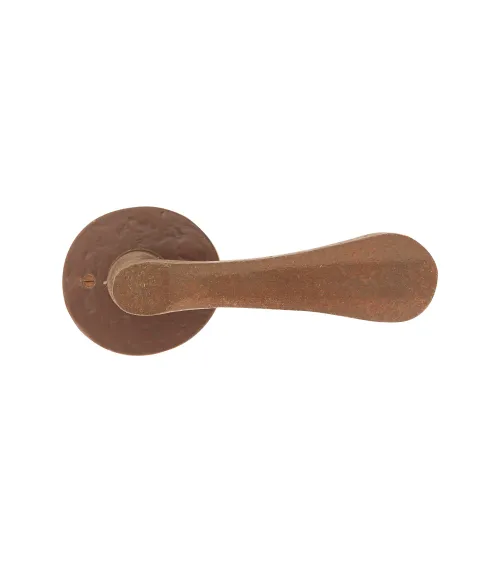 Rust iron door handle 289 - designer handle