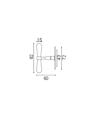 Beynac casement window knob