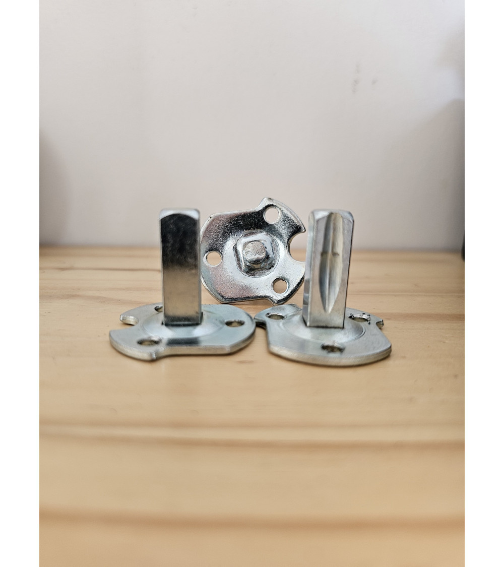 Drilled backplate with square spindle for door handle
