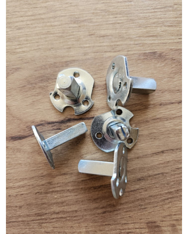 Drilled backplate with square spindle for door handle