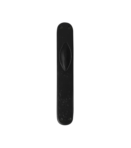 Retro-industrial iron door handle on oval plate 254 - design handle