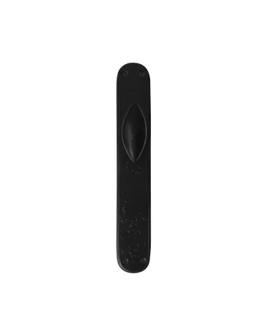 Retro-industrial iron door handle on oval plate 254 - design handle