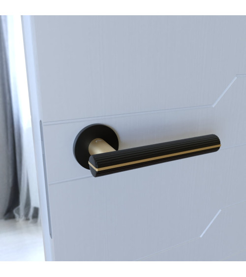 Capri black door handle