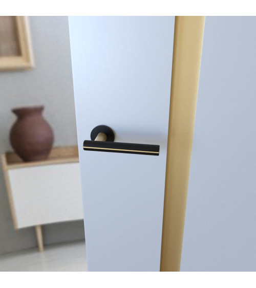 Capri black door handle