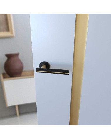 Capri black door handle