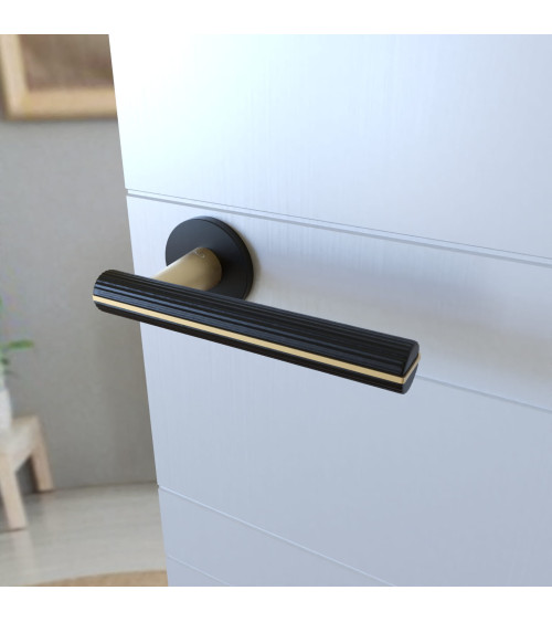 Capri black door handle