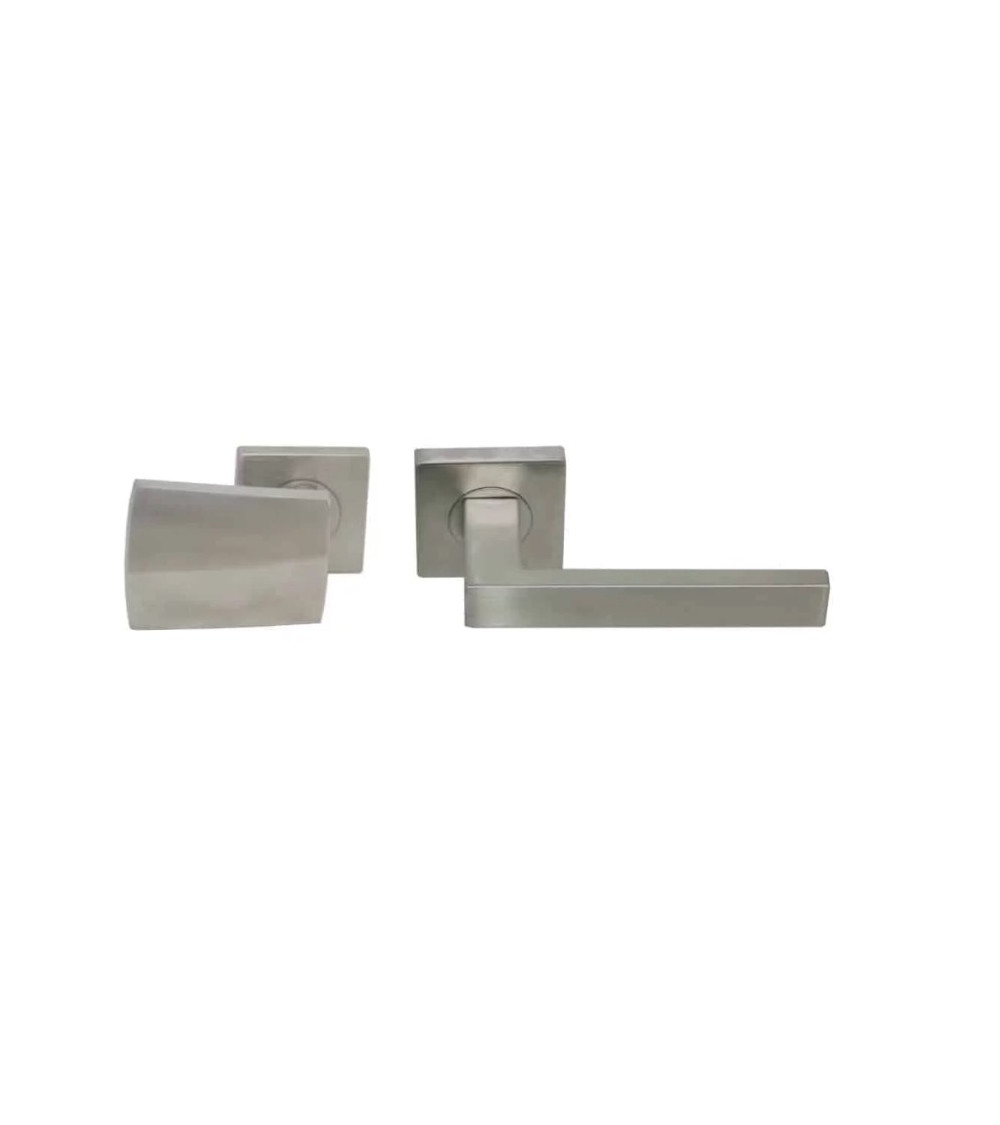 Stainless steel lever handle set for heavy-duty use - Altesse|Thor model