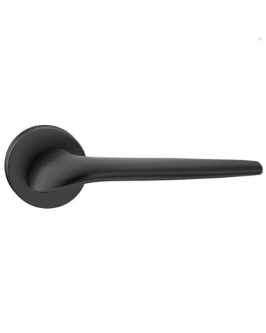 SOFT round black door handles