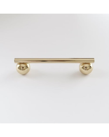 Polished brass furniture handle model 04