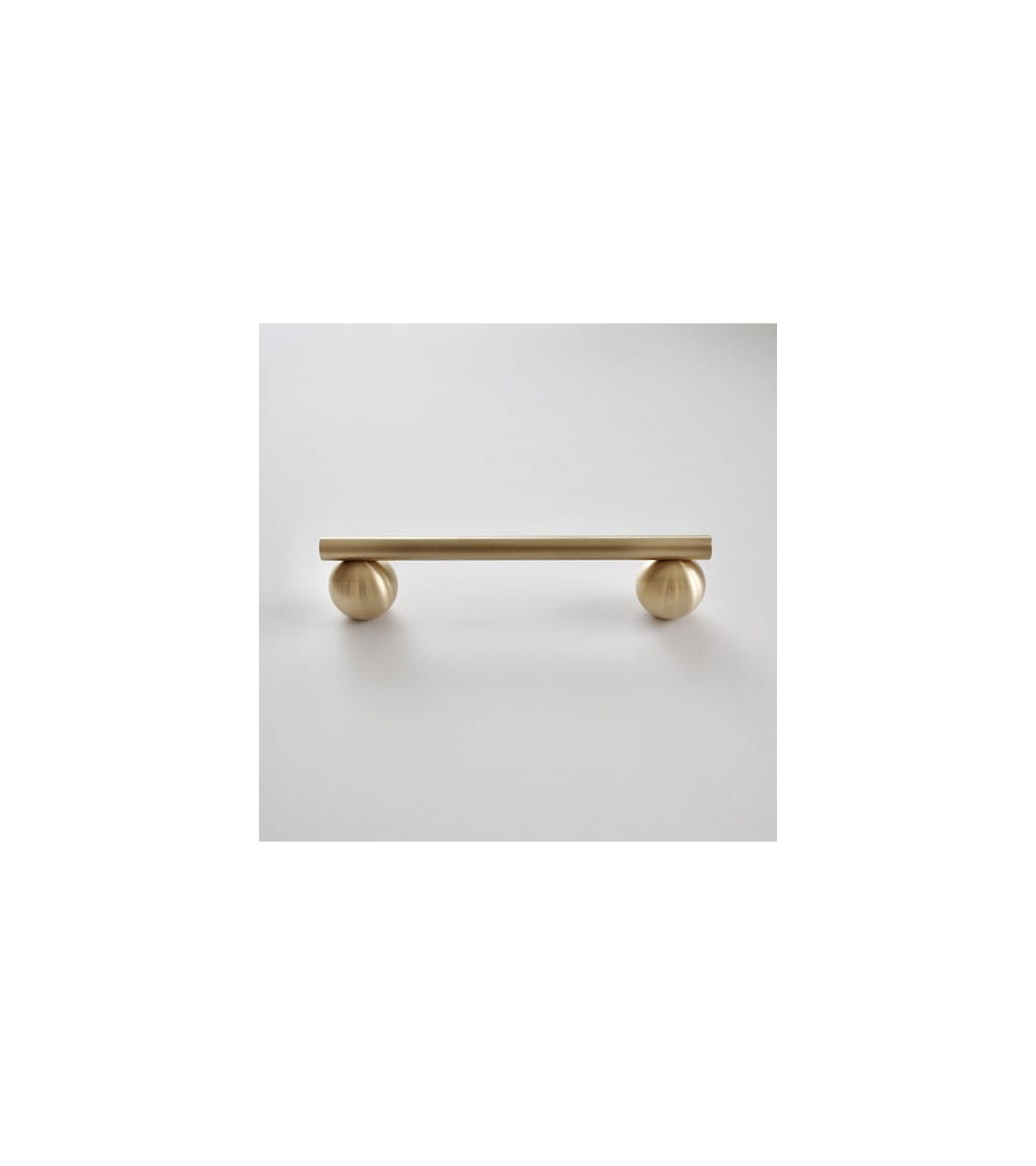 Brushed brass furniture handle model 04