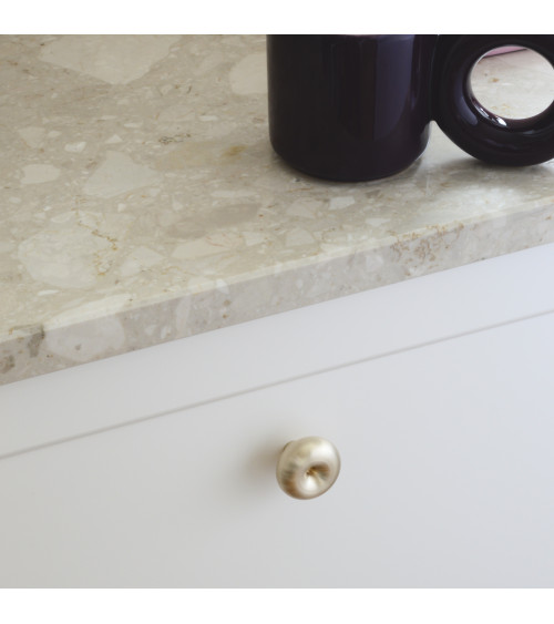 Brass cabinet knob model 09 donut