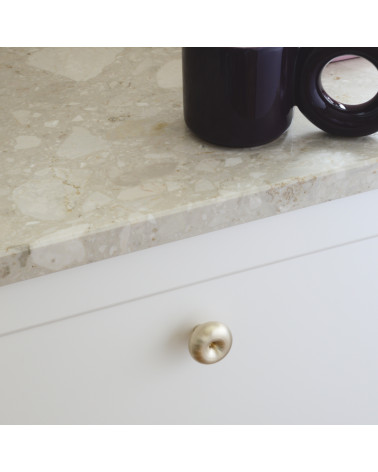 Brass cabinet knob model 09 donut