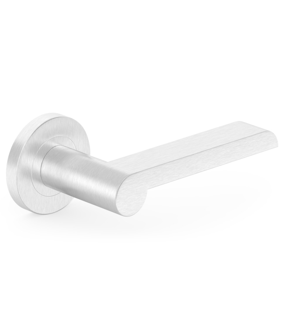 Panamera fire-rated door handle in stainless steel