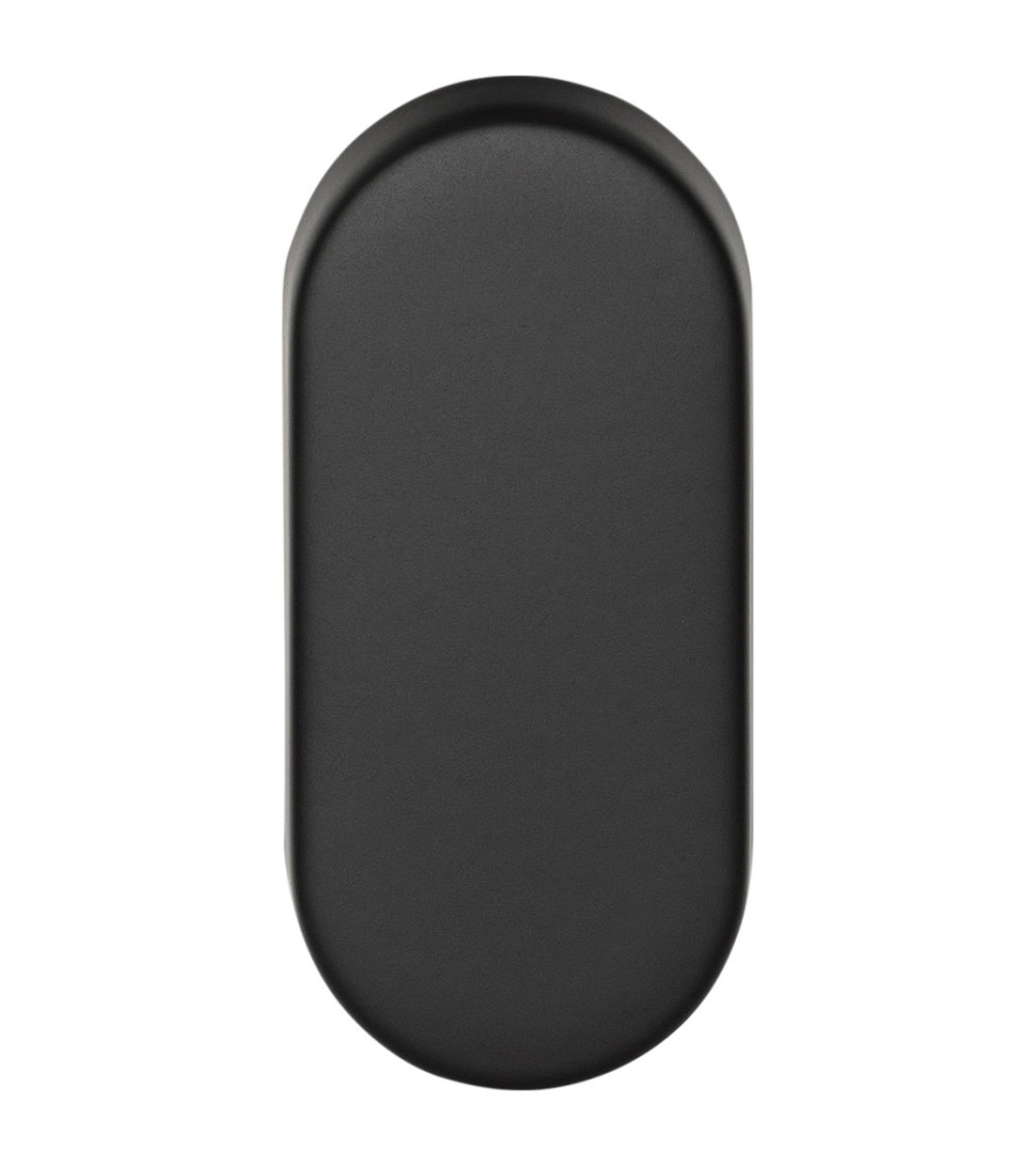 Oval blank door rose plate for Formani Basics in black