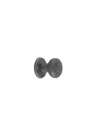 PAIR OF DOOR KNOBS PHR /50 AGED IRON - (VO) 45mm