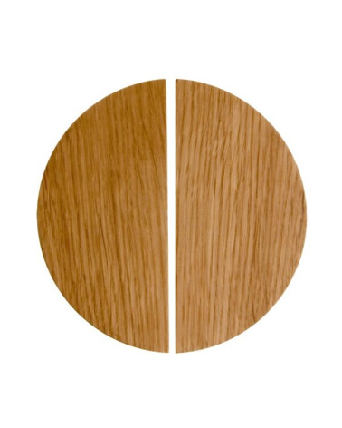 Semi-circular wooden furniture handle