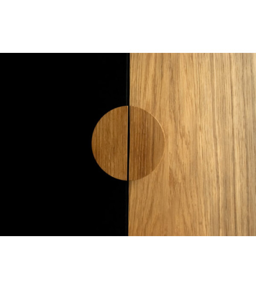 Semi-circular wooden furniture handle