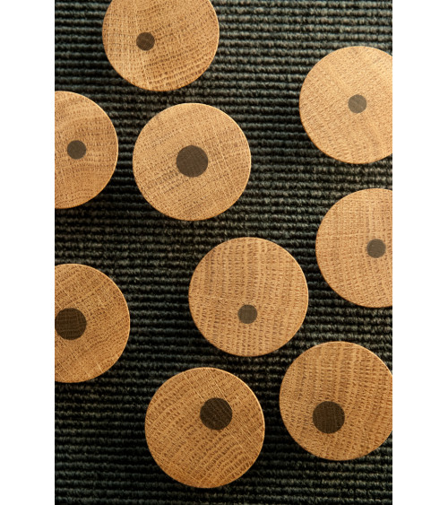 INALY 2 wooden furniture knob