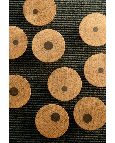 INALY 2 wooden furniture knob
