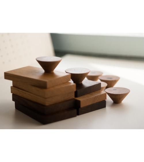 INALY 2 wooden furniture knob