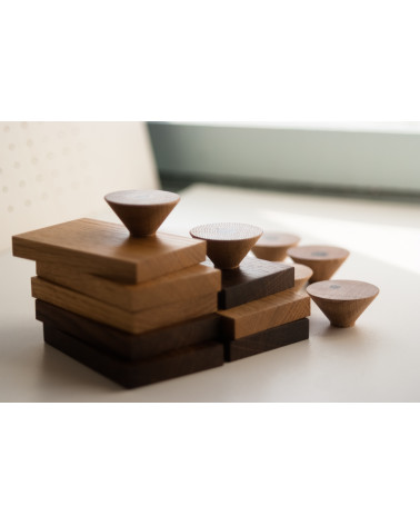 INALY 2 wooden furniture knob