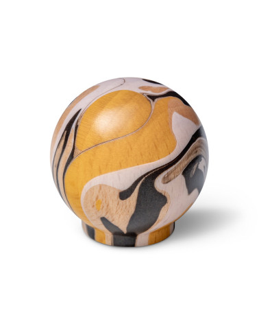 Yellow beech wood furniture knob