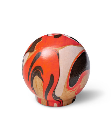 Cherry red beech wood furniture knob