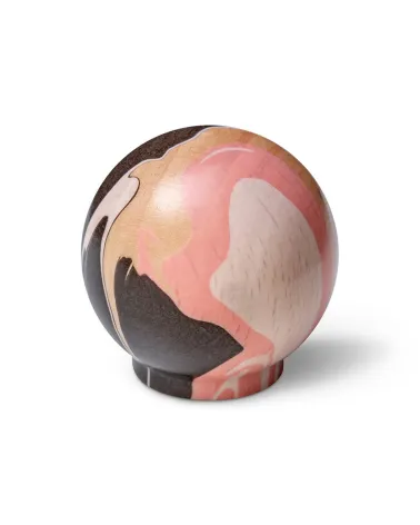 Pink beech wood furniture knob