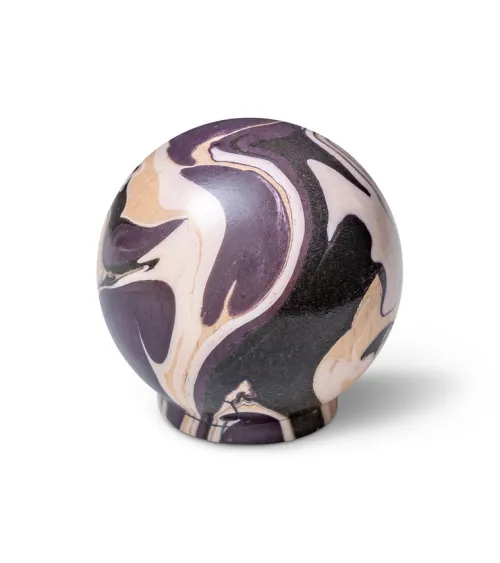 Aubergine beech wood furniture knob