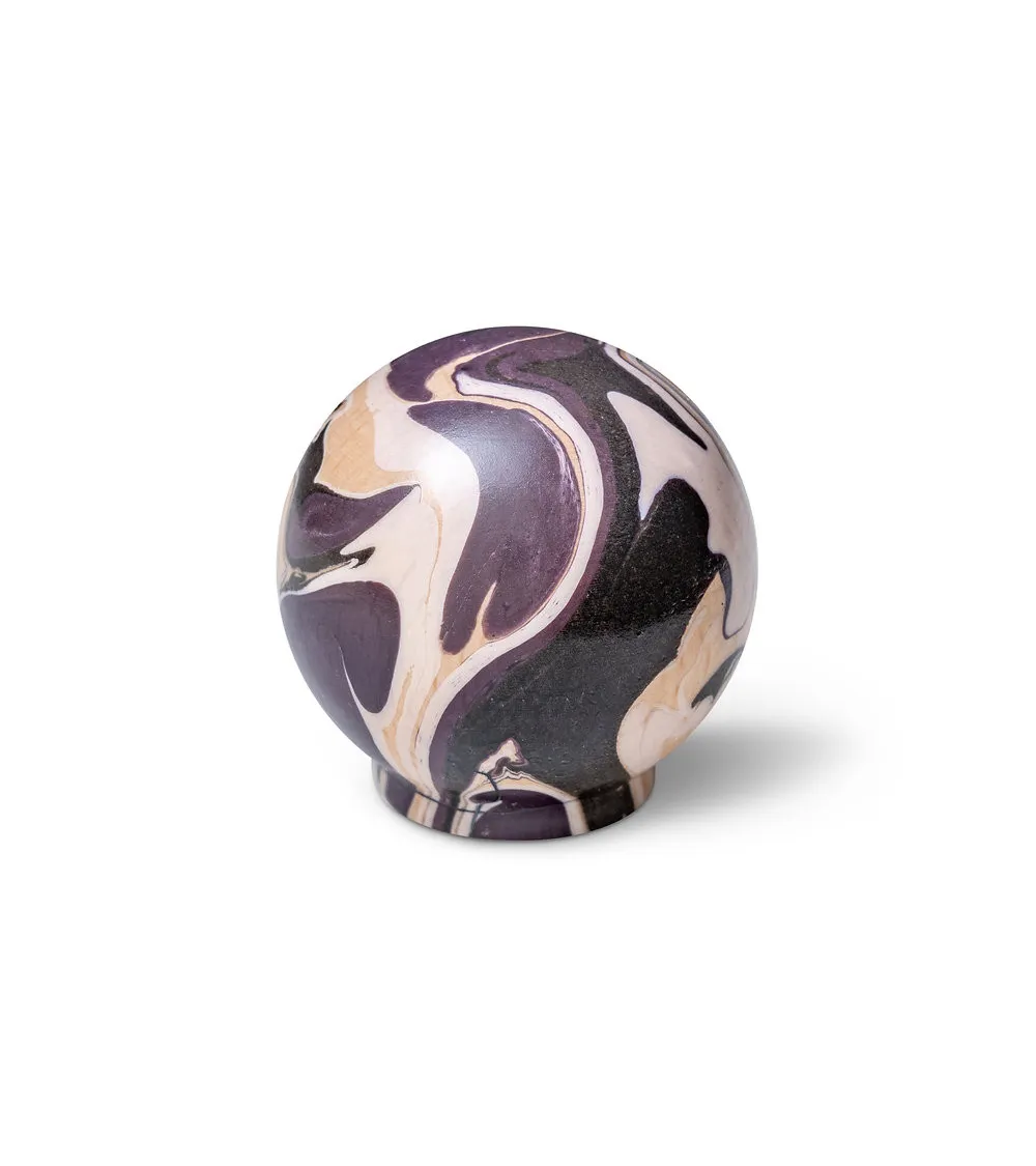 Aubergine beech wood furniture knob