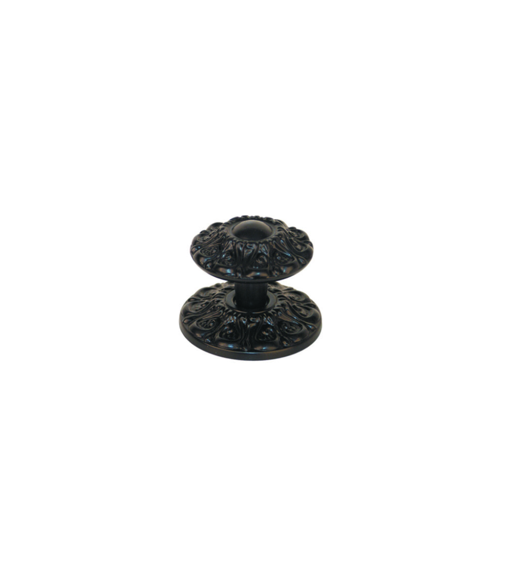Black Marguerite pull door knob