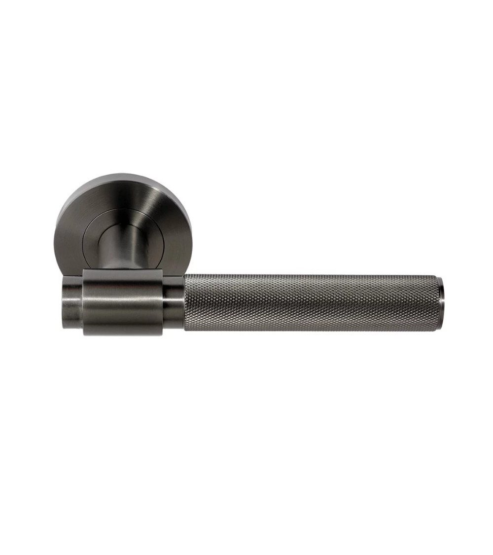 anthracite door handle with textured lever