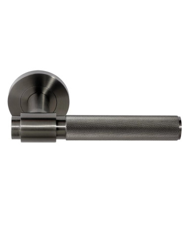 anthracite door handle with textured lever