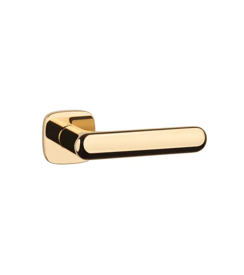 Polished gold OLEA door handle designer handle
