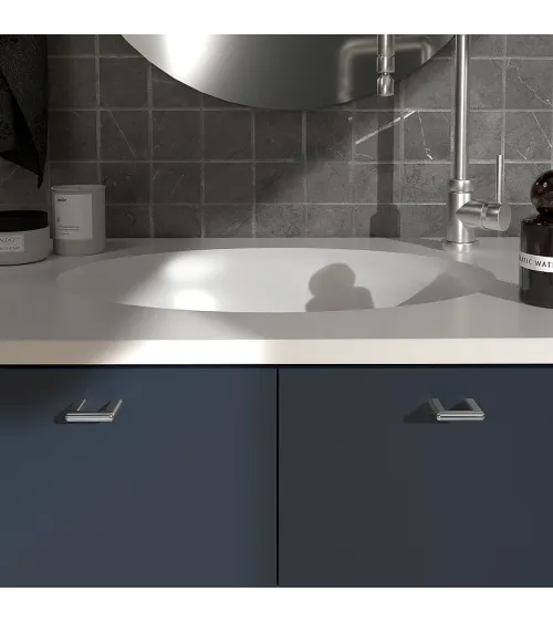 NOX polished chrome furniture handle designer handle